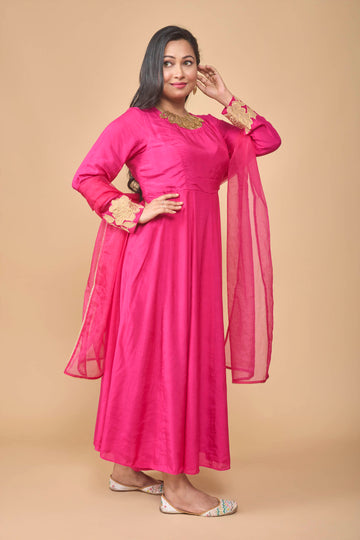 Muslin set with dupatta